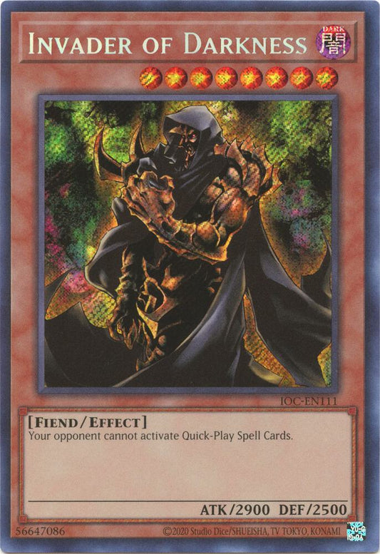Invader of Darkness (25th Anniversary Edition) - Secret Rare - Unlimited - IOC-EN111