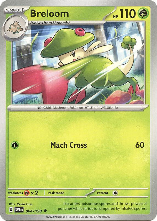 Breloom - Reverse Foil - Uncommon - 004/198