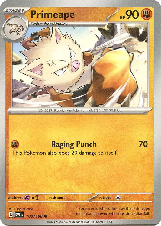 Primeape - Reverse Foil - Common - 108/198