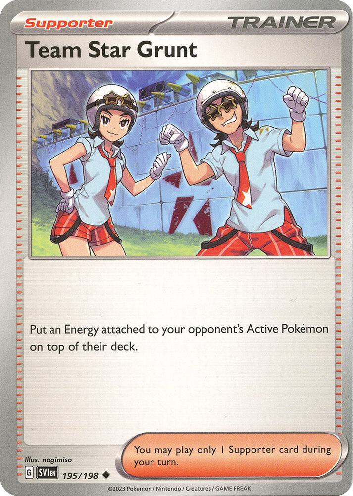 Team Star Grunt - Reverse Holofoil - 195/198