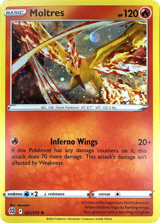 Moltres (Cosmos Holo) - Rare - Foil - 021/172