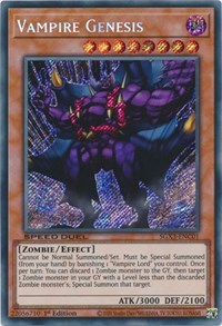 Vampire Genesis (Secret Rare) - 1st Edition - SGX3-ENC01