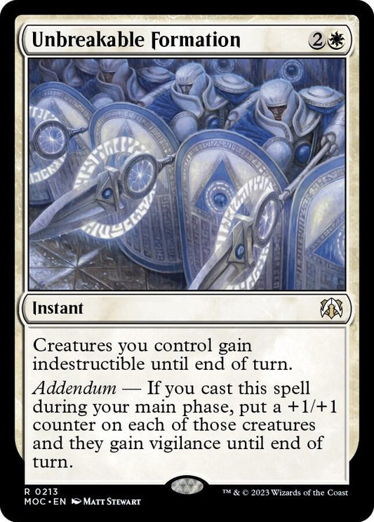 Unbreakable Formation - 0213 - Nonfoil