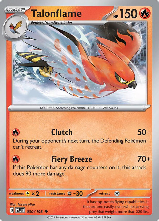 Talonflame - Reverse Foil - Uncommon - 030/193