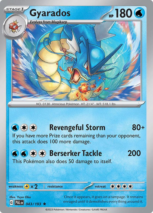 Gyarados - Holofoil - PAL - 043/193
