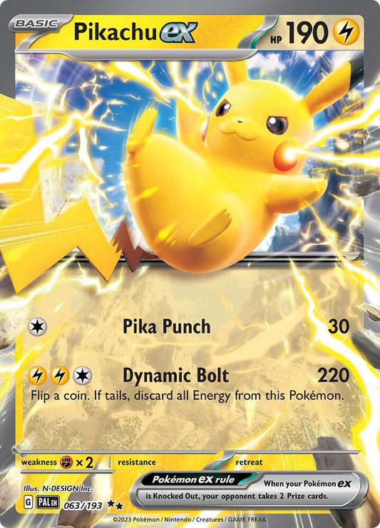 Pikachu ex - Foil - 063/193