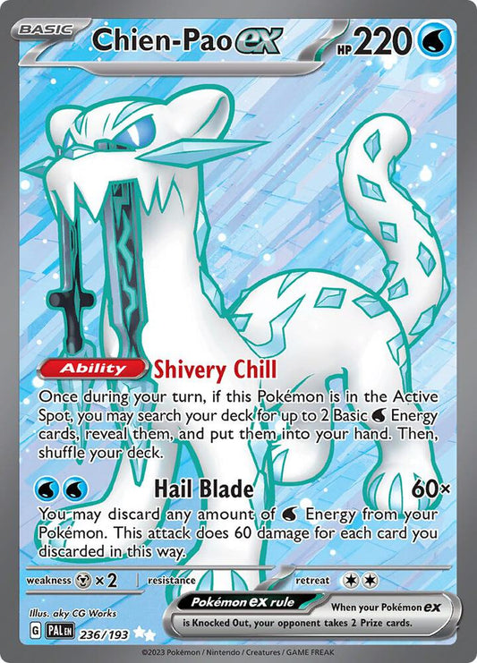 Chien-Pao EX - Holofoil - 236/193