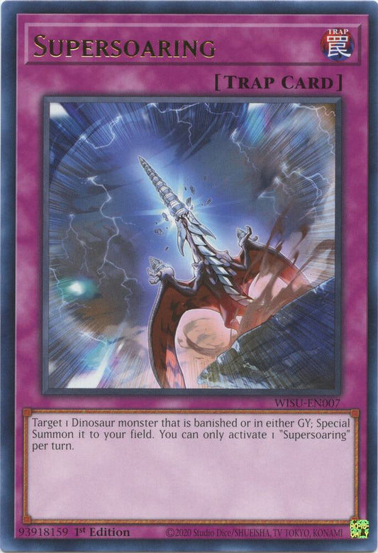 Supersoaring- Super Rare - 1st Edition - WISU-EN007