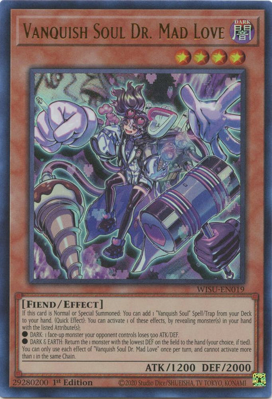 Vanquish Soul Dr. Mad Love - Ultra Rare - 1st Edition - WISU-EN019