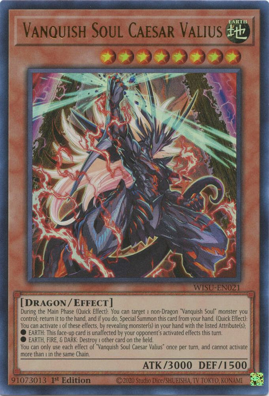 Vanquish Soul Caesar Valius - Ultra Rare - 1st Edition - WISU-EN021