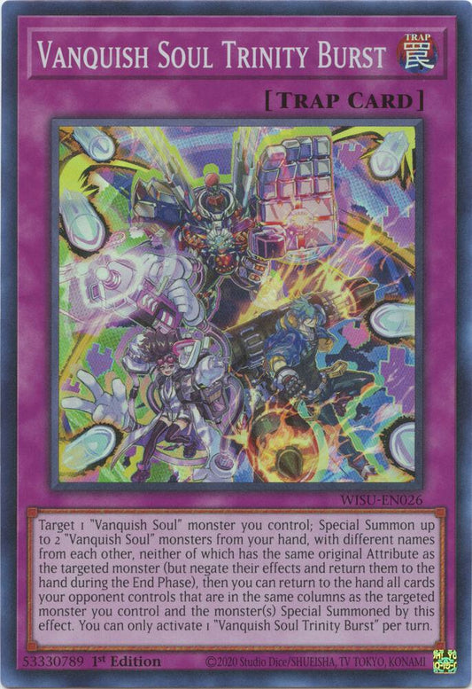 Vanquish Soul Trinity Burst- Super Rare - 1st Edition - WISU-EN026