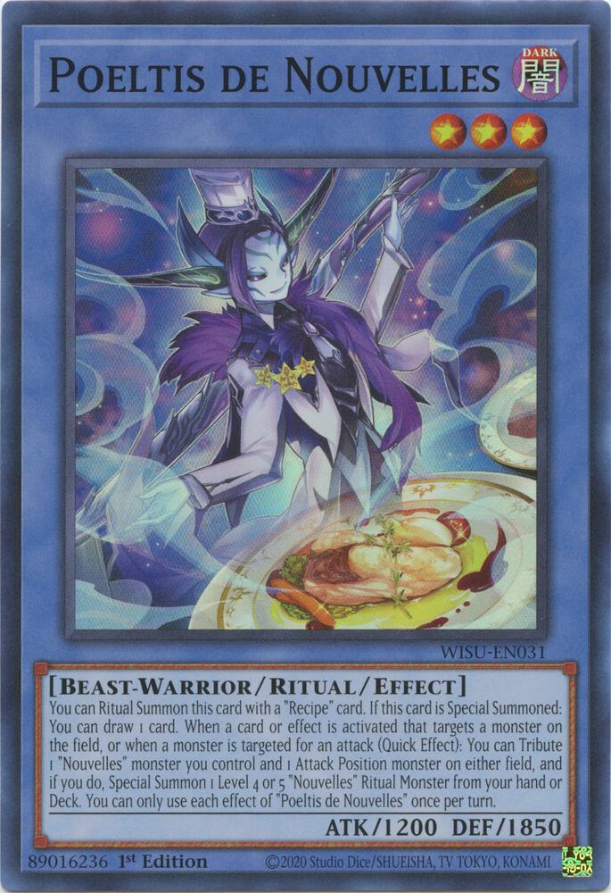 Poeltis de Nouvelles - Super Rare - 1st Edition - WISU-EN031
