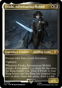 Frodo, Adventurous Hobbit (Display Commander) - Thick Stock - Foil - 0082