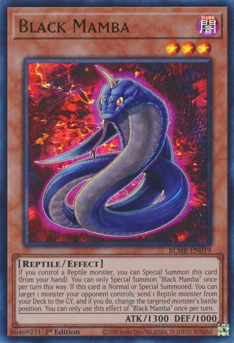 Black Mamba - Ultra Rare - 1st Edition - BLMR-EN019