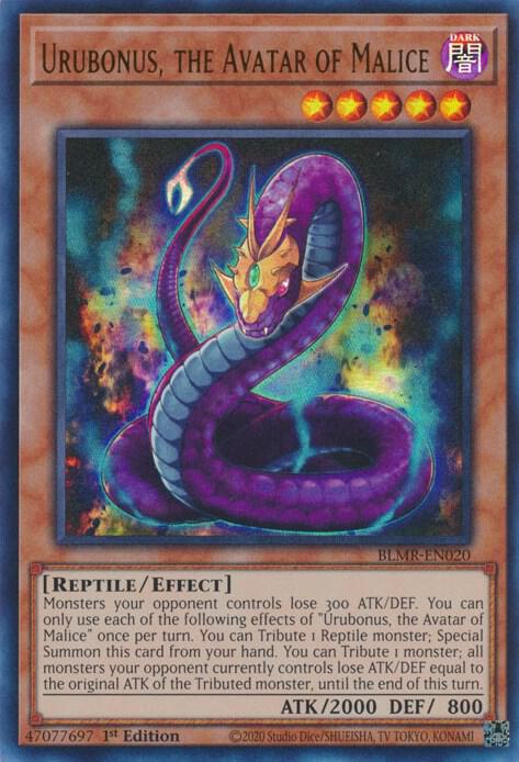 Urubonus, the Avatar of Malice - Ultra Rare - 1st Edition - BLMR-EN020