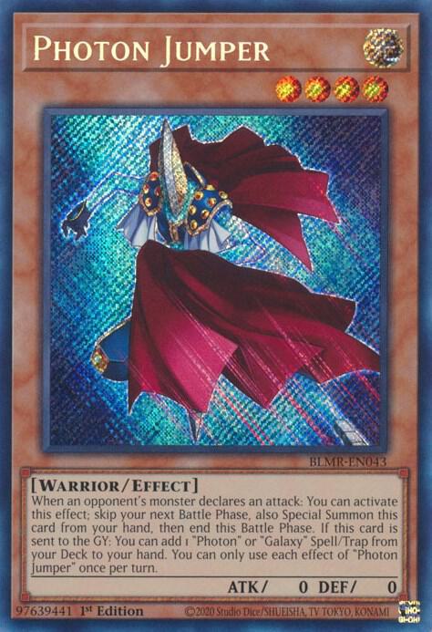 Photon Jumper - Secret Rare - 1st Edition - BLMR-EN043
