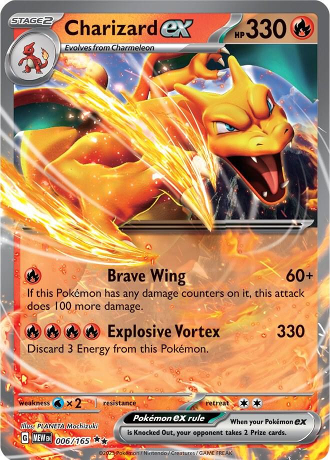 Charizard ex - 006/165 - Holofoil