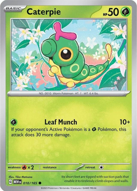 Caterpie - Reverse Holofoil - 010/165