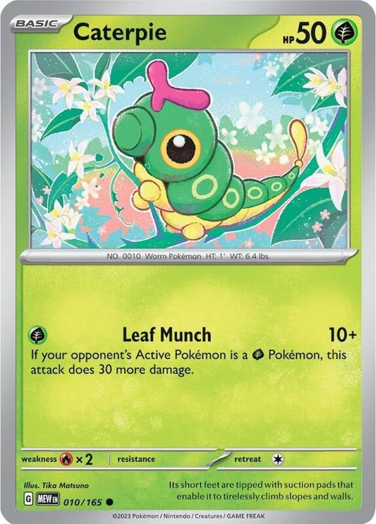 Caterpie - Reverse Foil - Common - 010/165