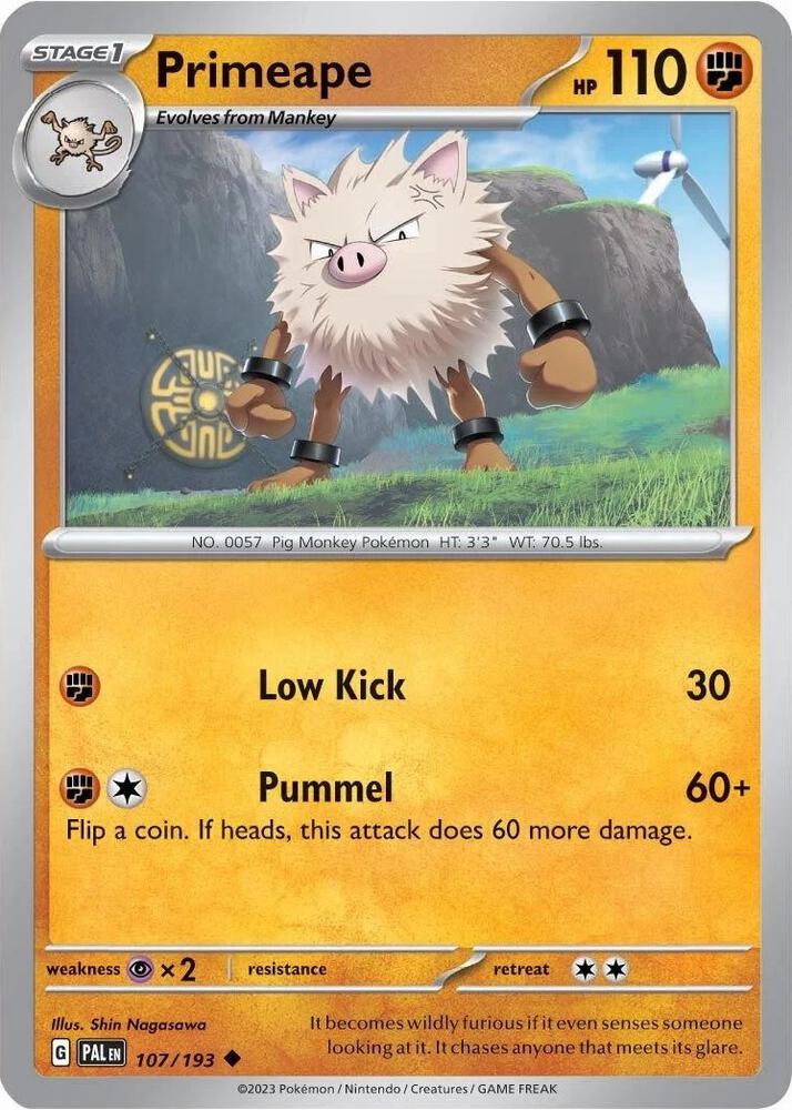 Primeape (Cosmos Holo) - Uncommon - 107/193