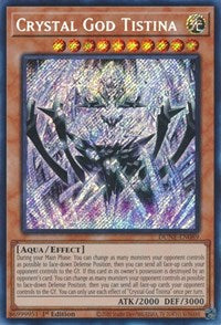 Crystal God Tistina (Secret Rare) - 1st Edition - DUNE-EN089