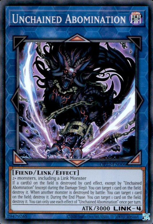 Unchained Abomination - Super Rare - Unlimited - OP22-EN006