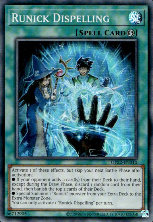 Runick Dispelling - Super Rare - Limited - OP22-EN010