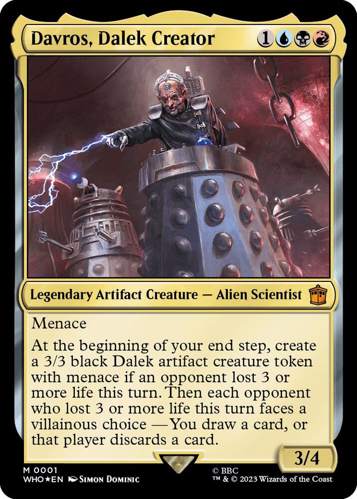 Davros, Dalek Creator (Foil) - Mythic - 0001