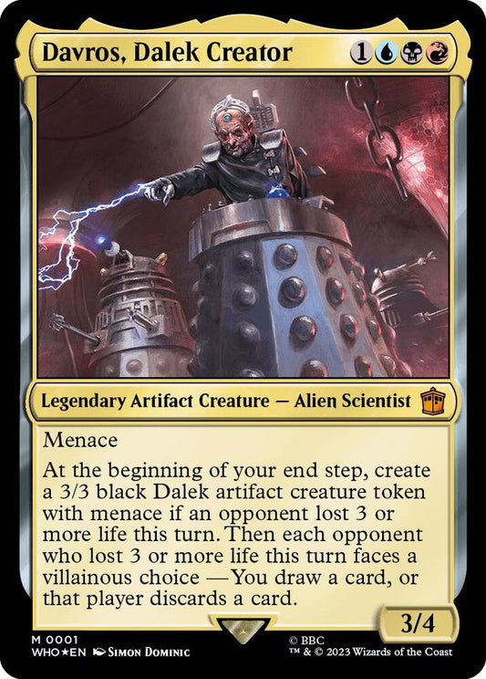 Davros, Dalek Creator (Foil) - Mythic - 0001