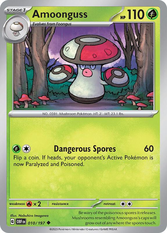 Amoonguss - Reverse Foil - Uncommon - 010/197
