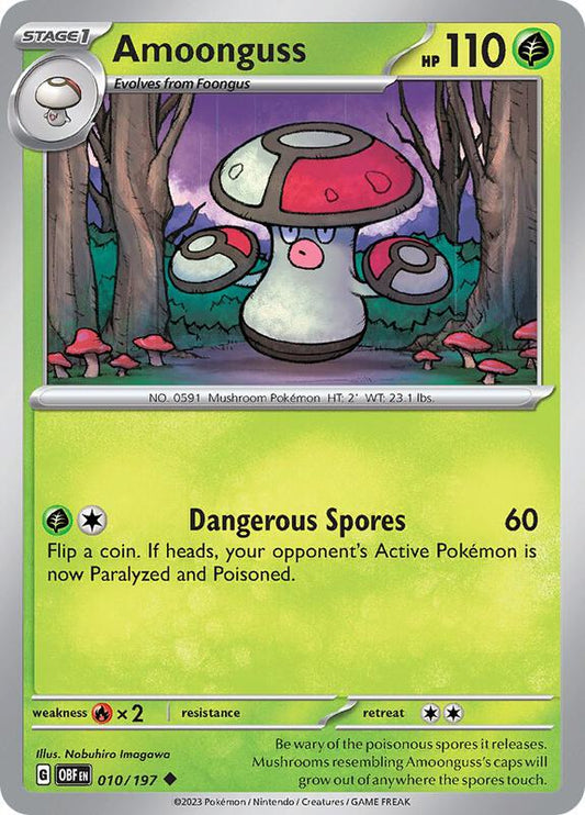 Amoonguss - Reverse Foil - Uncommon - 010/197