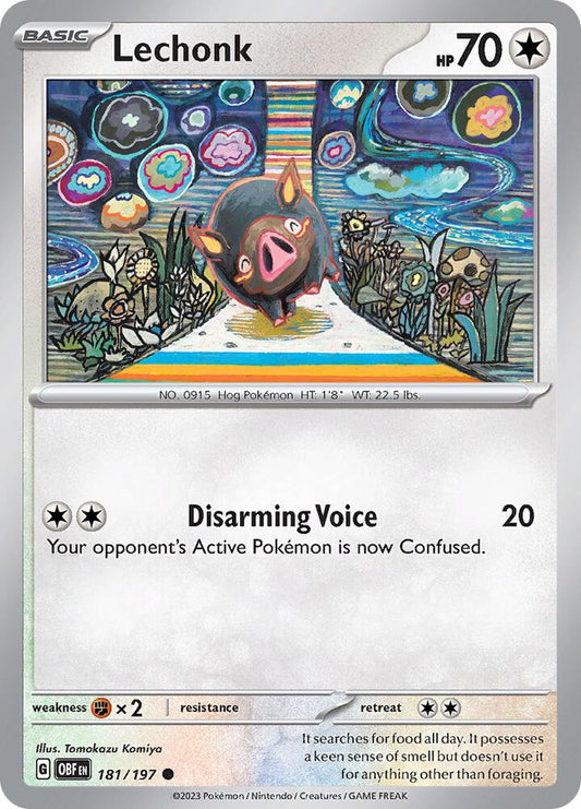 Lechonk - Reverse Foil - Common - 181/197