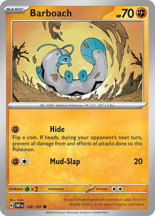 Barboach - Reverse Holo - Common - 108/197
