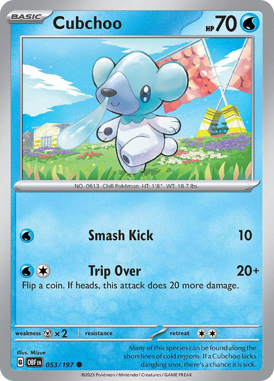 Cubchoo - Reverse Holo - Common - 053/197