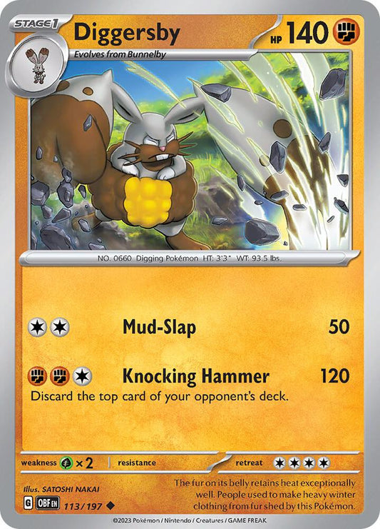Diggersby - Reverse Foil - Uncommon - 113/197