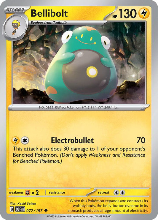 Bellibolt - Reverse Foil - Uncommon - 077/197