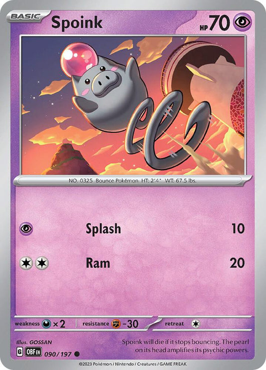 Spoink - SV03 (Reverse Foil)