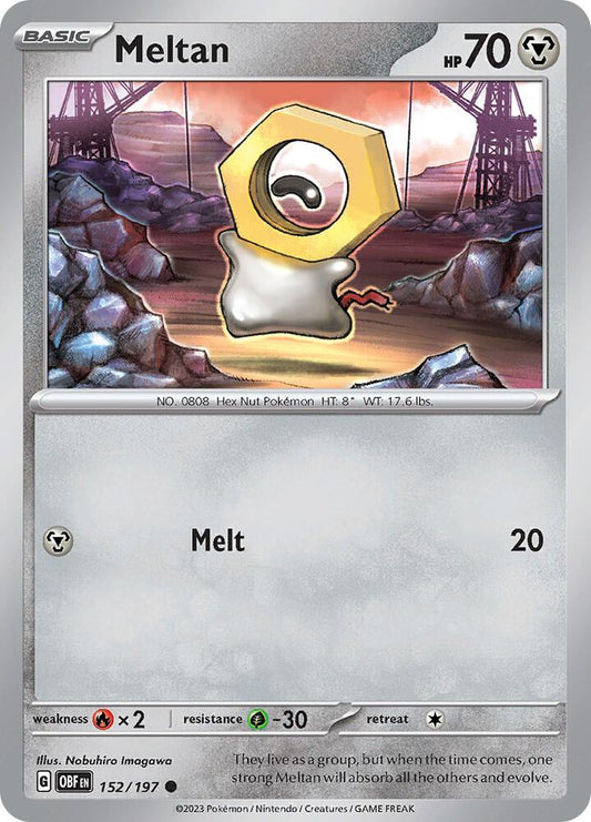 Meltan - Reverse Holo - Common - 152/197
