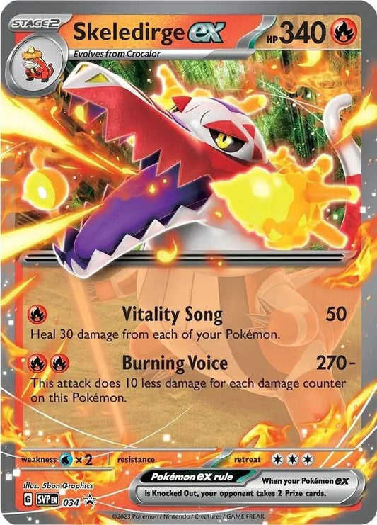 Skeledirge ex (Promo) - 034