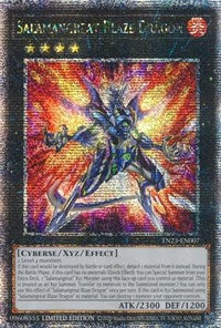 Salamangreat Blaze Dragon (Quarter Century Secret Rare) - 1st Edition - TN23-EN007