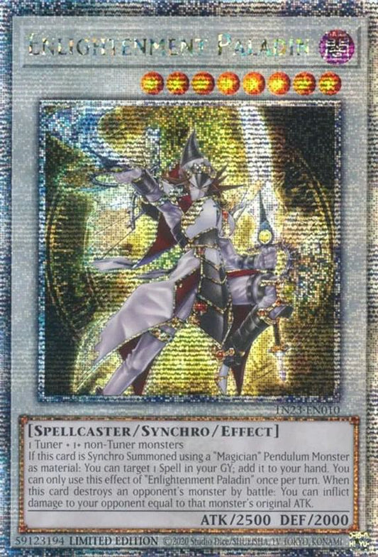 Enlightenment Paladin - Quarter Century Secret Rare - Limited Edition - TN23-EN010