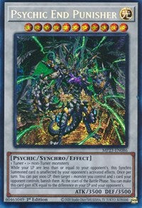 Psychic End Punisher (Prismatic Secret Rare) - 1st Edition - MP23-EN086