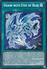 Vision with Eyes of Blue (Prismatic Secret Rare) - 1st Edition - MP23-EN026
