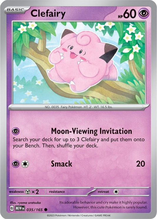Clefairy - Reverse Foil - Common - 035/165