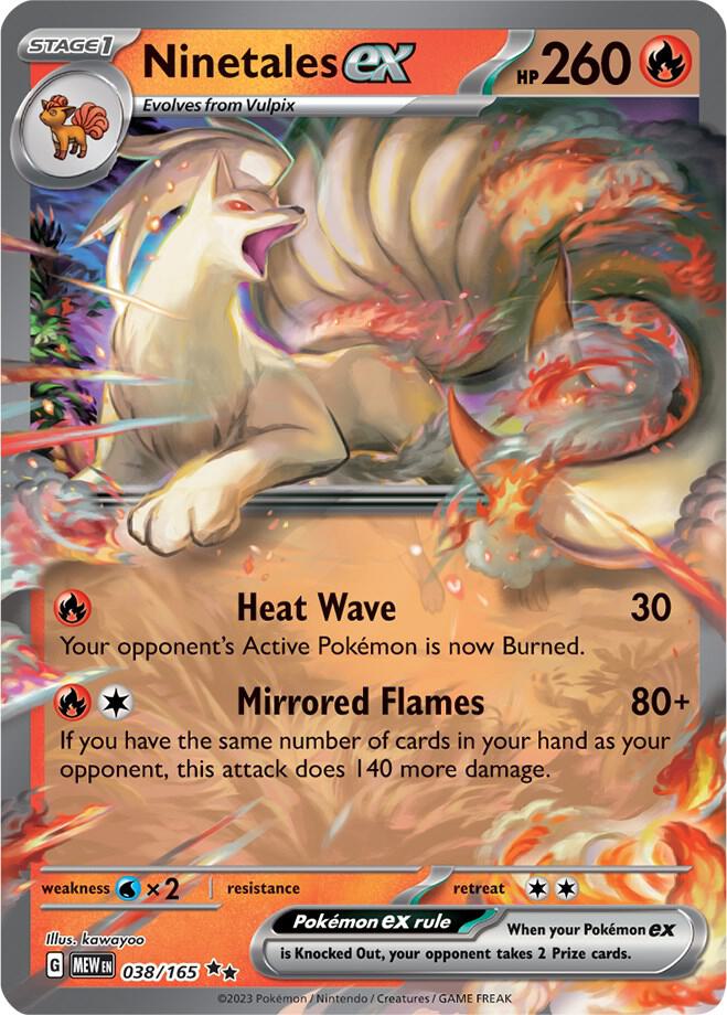 Ninetales ex - 038/165- SV: Scarlet & Violet 151