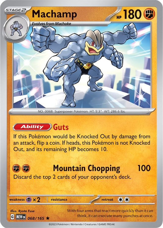 Machamp - Reverse Holofoil - 068/165