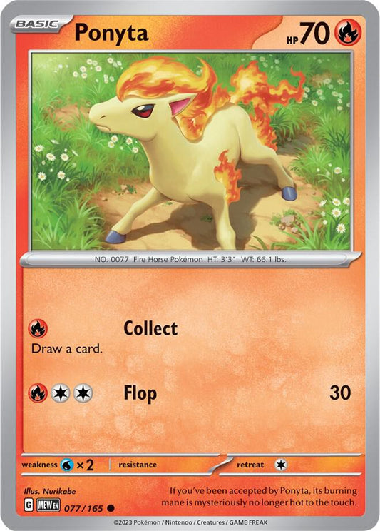 Ponyta - Reverse Holofoil - 077/165