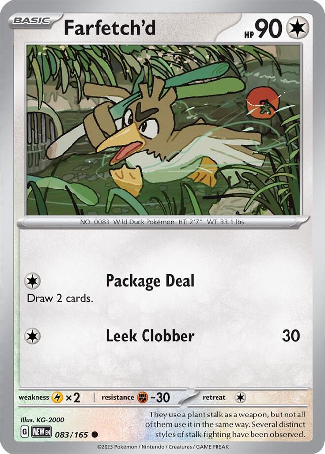 Farfetch'd - Reverse Holofoil - 083/165
