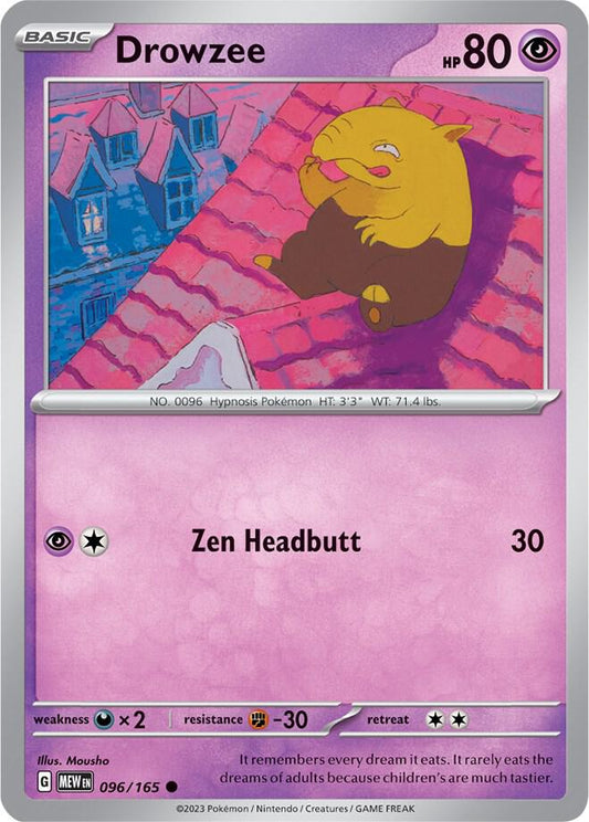 Drowzee - Reverse Holofoil - 096/165