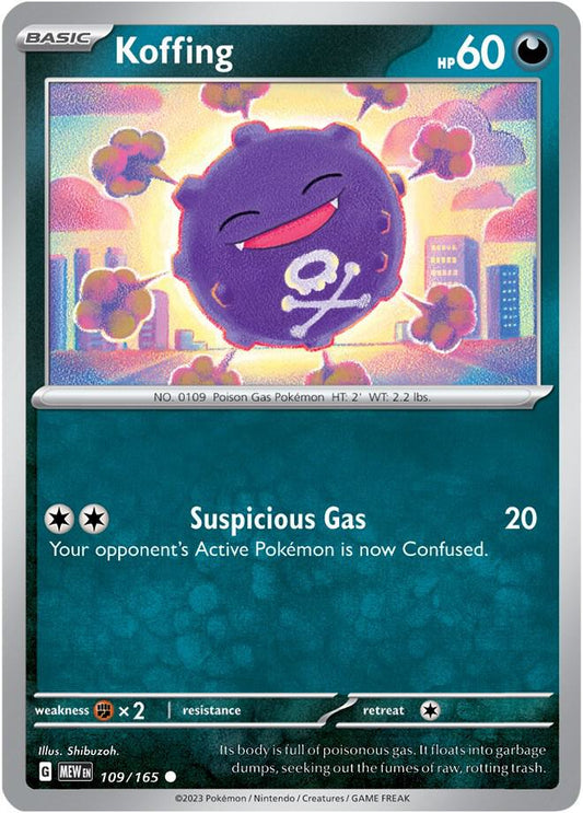 Koffing - Reverse Holo - Common - 109/165